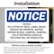 Signmission Posted No Cutting Of Trees Limbs Brush, 10 in W x Rectangle, Vinyl Decal OS-2PACK-NS-D-710-L-17718 - alternate 6